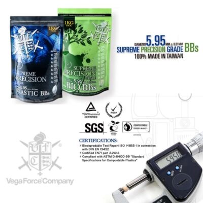 bbs vega force 0,32 bio bolsa 3125 bolas blancas 6 mm vfc