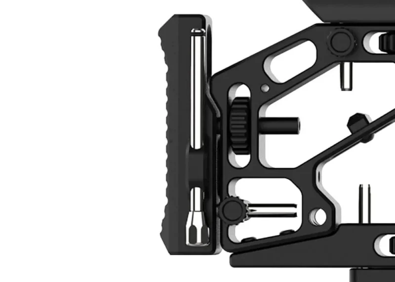 monopié epic airguns two con adaptador