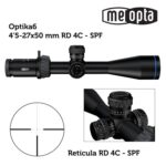 meopta visor meopro optika6 4,5 27x50 sfp rd 4c