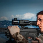 visor térmico para rifle pard ocelot 640 zoom dual fov con telémetro