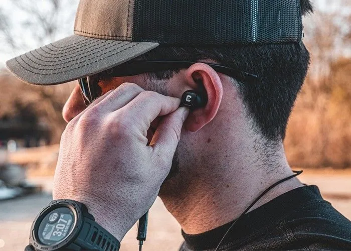 tapones para los oídos caldwell e max cables de alimentación