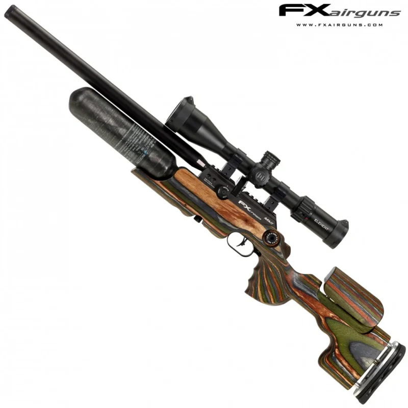 carabina de aire comprimido pcp fx crown mkii grs green mountain camo