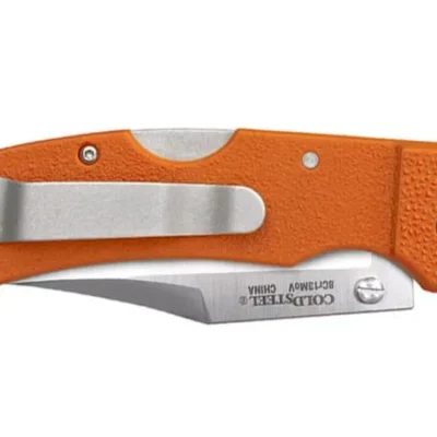 navaja cold steel doble caja fuerte hunter orange