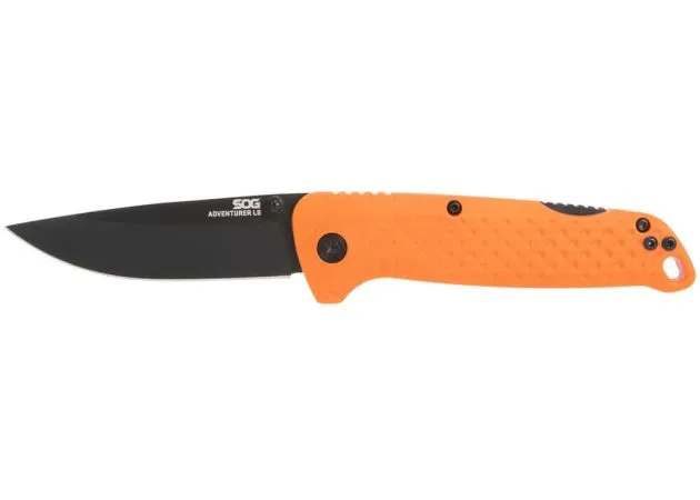 pocket knife sog adventurer lb orange navaja caza y defensa 8.webp