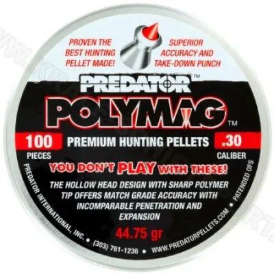predator polymag 7.62 mm 44.75 grain balines caza y defensa.webp