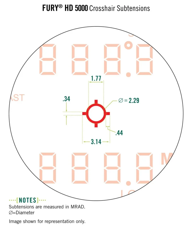 prismáticos con telémetro vortex fury hd 5000 ab 10×42
