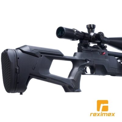 carabina pcp reximex accura calibre 4,50 mm. sintética negro. 24 julios.