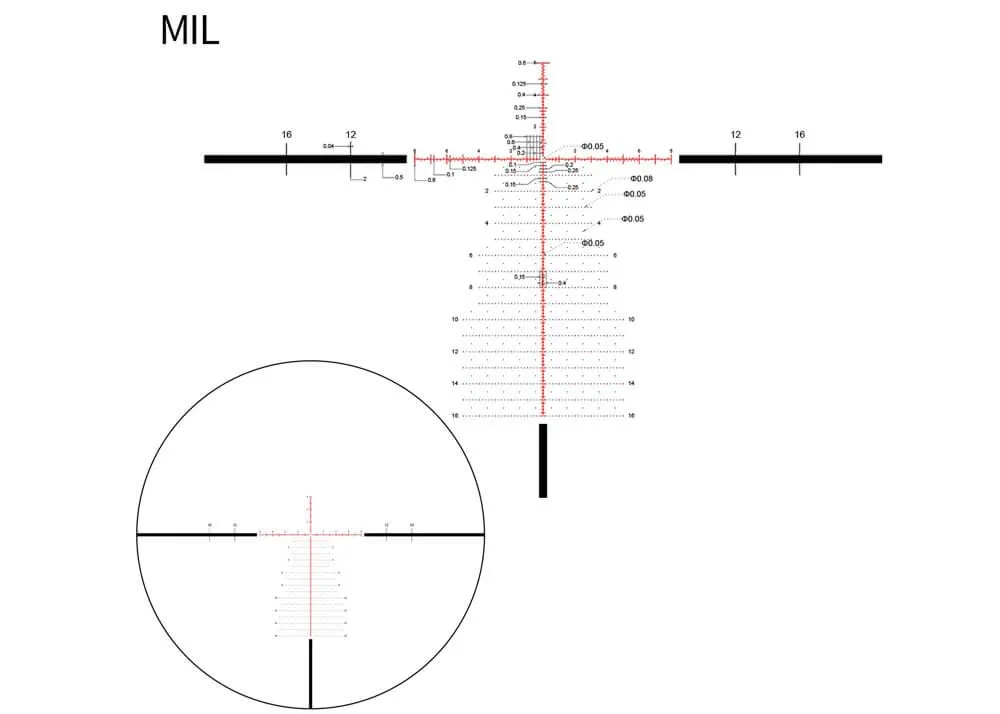 visor dnt theone 7 35x56 tor mil