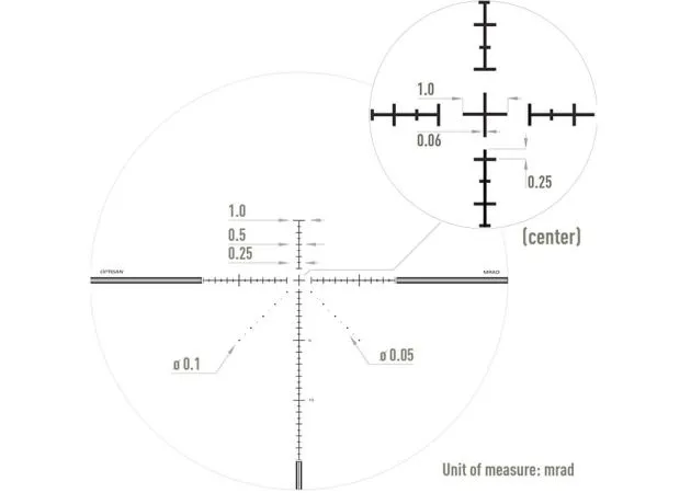 visor optisan cp 4 16x40