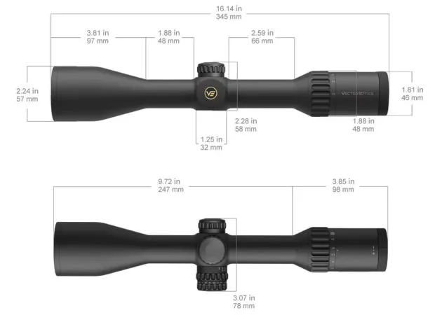 visor vector optics continental 2 16x50