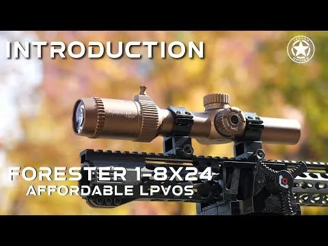 Visor Vector Optics Forester 1-8x24 Vfd-3 - Coyote Fde - Caza y
