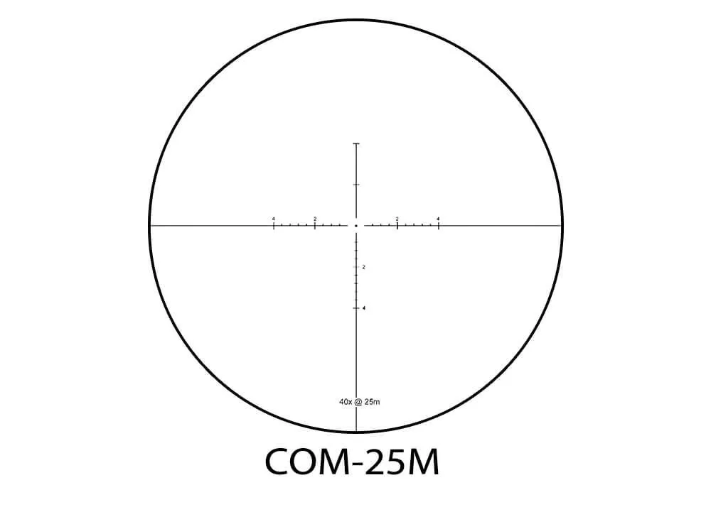 visor vector optics sentinel x pro 10 40x50 com 25m