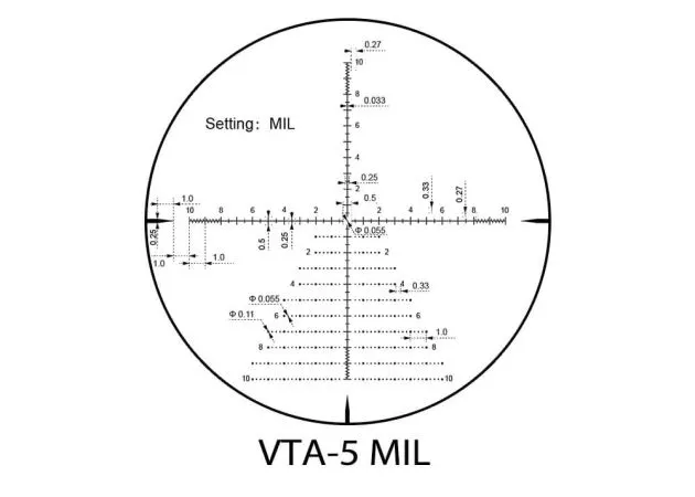 visor vector optics taurus genii 3 24x56 vta 5 mil