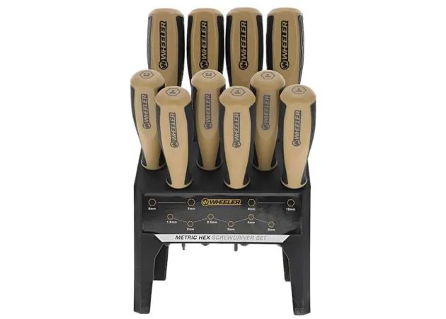 screwdriver set wheeler benchtop metric hex 10 piece destornillador caza y defensa 3.webp