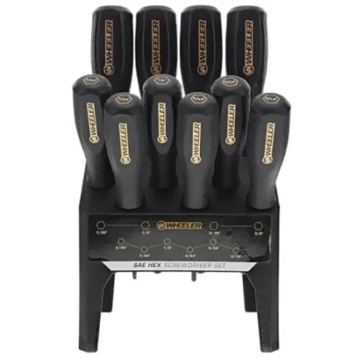 screwdriver set wheeler benchtop sae hex 10 piece destornillador caza y defensa 2.webp