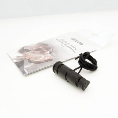 silbato de cuerno de búfalo de 2 tonos. 7 cm.