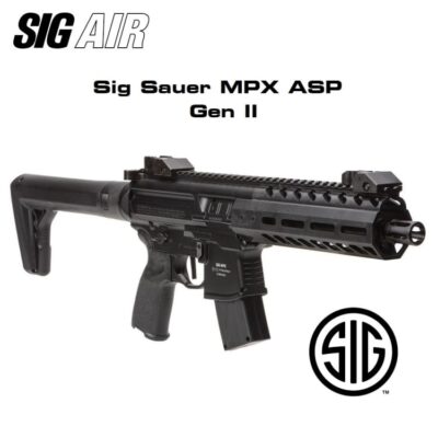 subfusil sig sauer mpx gen2 asp black co2 4,5 balines