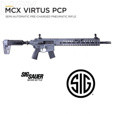 carabina pcp sig sauer mcx virtus semiautomático cal. 5,5mm