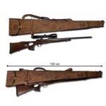 funda rifle o escopeta piel 130 cm