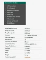 telémetro vortex viper hd 3000 – 7×25