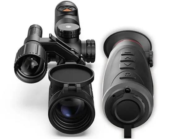 combinación de imágenes térmicas/visión nocturna infiray ap13 y td50l