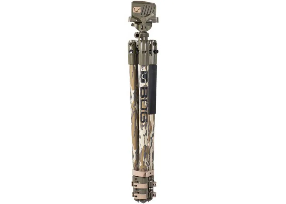 trípode bog deathgrip aluminio roble mossy bottomland