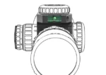 lector de marcas de torreta Óptica vectorial x accu 34 mm lupa con nivel de burbuja