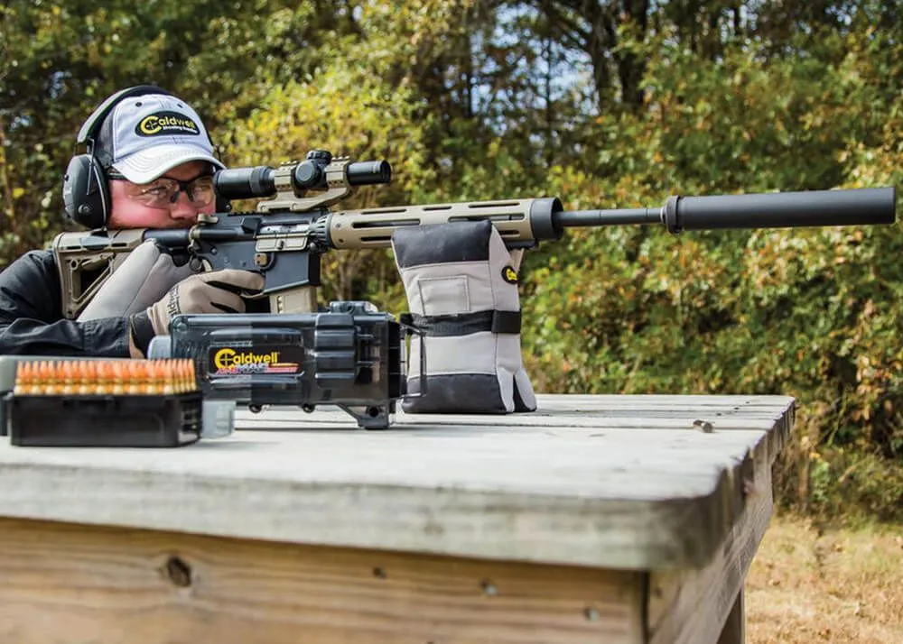 combo de bolsa de tiro caldwell ar deadshot tactical lleno