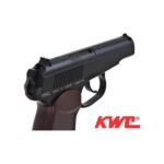 pistola kwc makarov pm full metal 4,5 mm co2 bbs acero. con blowback