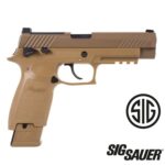 pistola sig sauer m17 asp coyote co2 4,5 mm balines / bbs acero blowback
