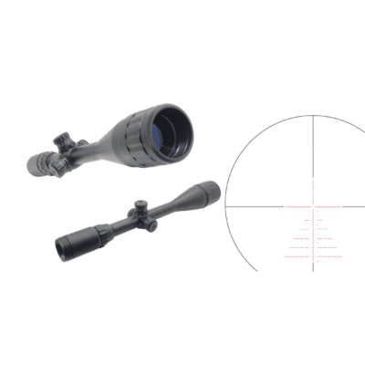 Visor Zasdar 6-24X50 mm AO Ret.7077 MRad - iluminada - Tubo 1"
